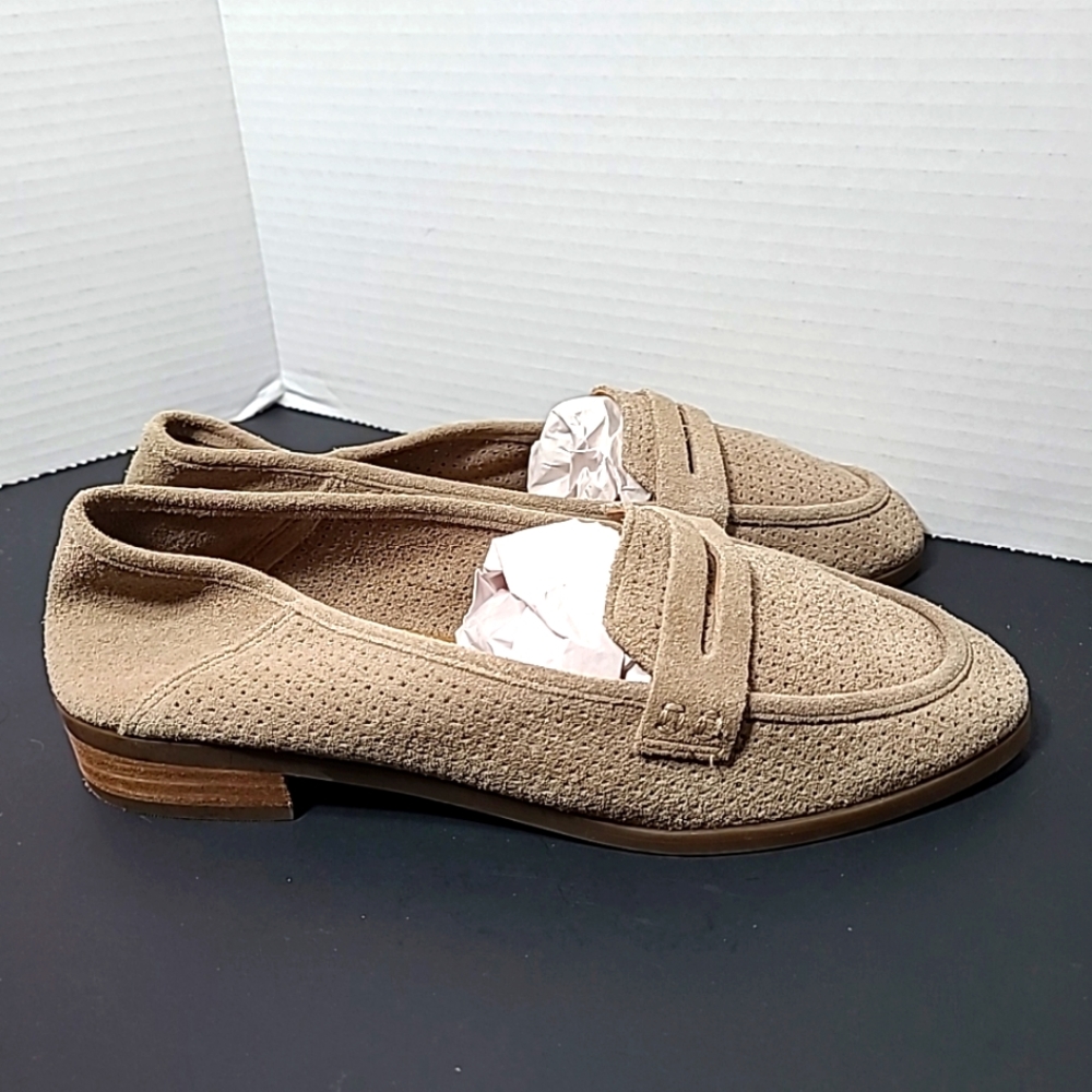 Women's Lucky Brand Casual Flat Loafer Tan Size 8.5